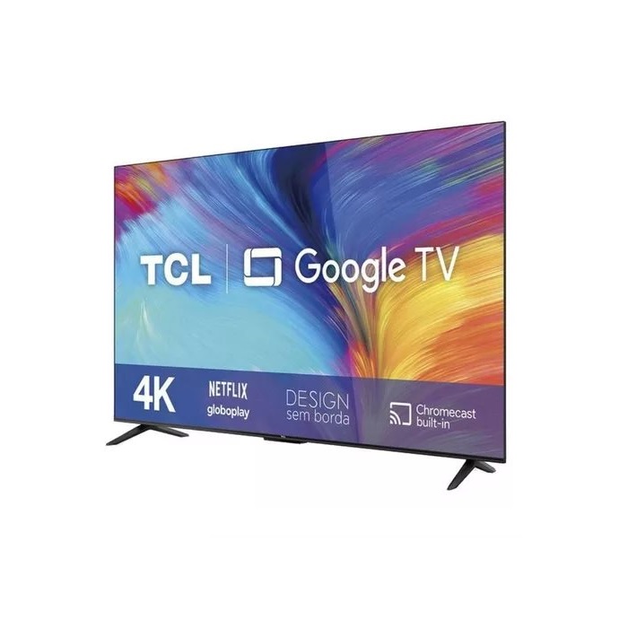 Smart TV TCL 50", 4K, P635-Series, Preto